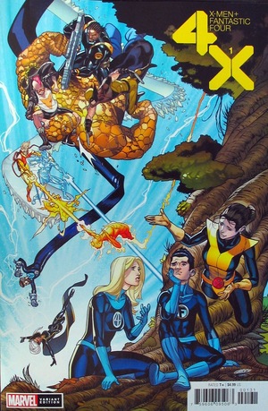 [X-Men / Fantastic Four (series 2) No. 1 (1st printing, variant cover - Javi Garron)]