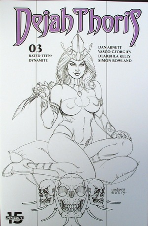 [Dejah Thoris (series 3) #3 (Retailer Incentive B&W Cover - Joseph Michael Linsner)]