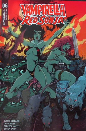 [Vampirella / Red Sonja #6 (Bonus FOC Cover - Roberto Castro)]