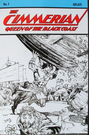 [Cimmerian - Queen of the Black Coast #1 (Cover E - Ed Benes B&W)]