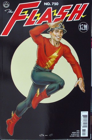 [Flash (series 5) 750 (variant 1940s cover - Nicola Scott)]