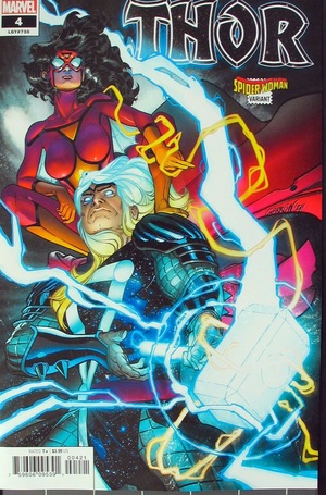 [Thor (series 6) No. 4 (1st printing, variant Spider-Woman cover - Javier Garron)]