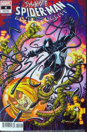 [Symbiote Spider-Man - Alien Reality No. 4 (variant cover - Alex Saviuk)]