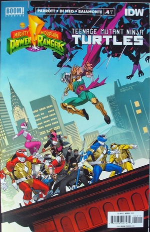 [Mighty Morphin Power Rangers / Teenage Mutant Ninja Turtles #4 (regular cover - Dan Mora)]