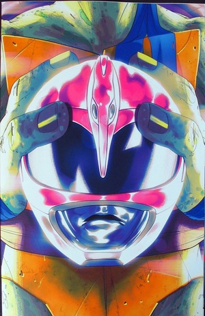 [Mighty Morphin Power Rangers / Teenage Mutant Ninja Turtles #4 (variant Helmet / Leonardo cover - Goni Montes)]