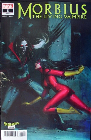 [Morbius: The Living Vampire (series 3) No. 5 (variant Spider-Woman cover - Pyeong Jun Park)]