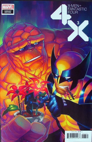 [X-Men / Fantastic Four (series 2) No. 3 (variant Flower cover - Meghan Hetrick)]
