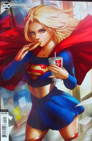 [Supergirl (series 7) 40 (variant cardstock cover - Derrick Chew)]