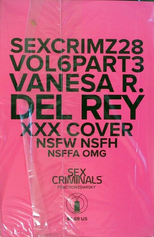 [Sex Criminals #28 (variant XXX cover - Vanesa R. Del Rey, polybagged)]