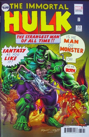 [Immortal Hulk No. 33 (variant cover - Joe Bennett)]