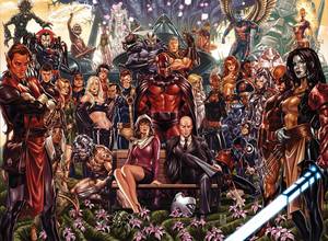 [House of X / Powers of X (HC, variant cover - Mark Brooks)]
