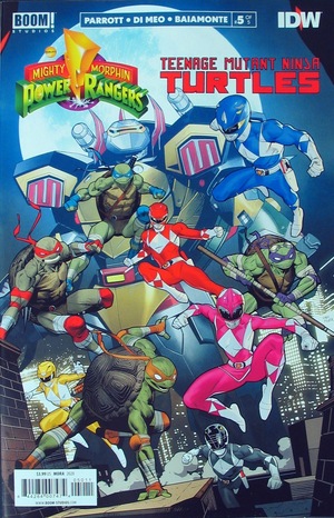 [Mighty Morphin Power Rangers / Teenage Mutant Ninja Turtles #5 (regular cover - Dan Mora)]