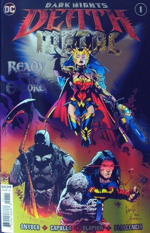 [Dark Nights - Death Metal 1 (1st printing, standard foil cover - Greg Capullo)]