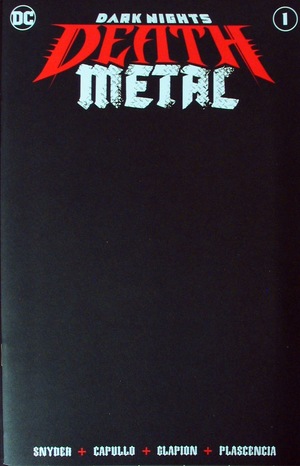 [Dark Nights - Death Metal 1 (1st printing, variant black cover)]