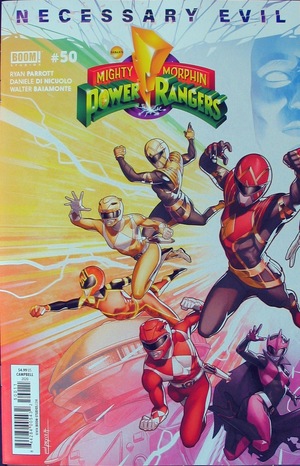 [Mighty Morphin Power Rangers #50 (1st printing, regular connecting cover - Jamal Campbell left half)]