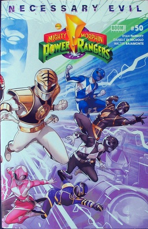 [Mighty Morphin Power Rangers #50 (1st printing, variant connecting cover - Jamal Campbell right half)]
