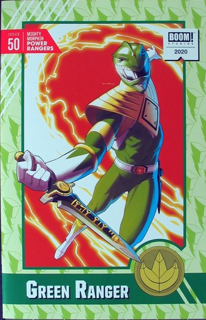 [Mighty Morphin Power Rangers #50 (1st printing, variant Trading Card cover - Kris Anka)]