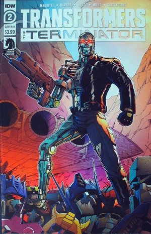 [Transformers vs. the Terminator #2 (Cover B - Casey W. Coller)]