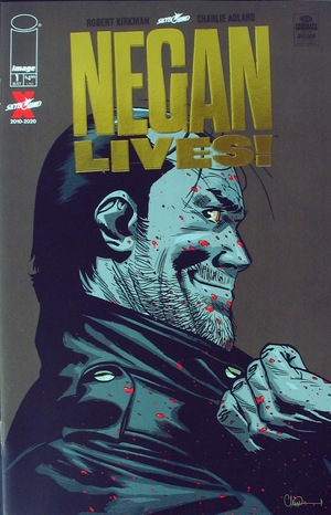 [Negan Lives! #1 (1st printing, variant gold foil logo cover)]