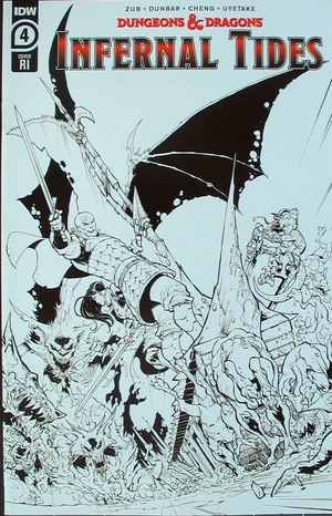 [Dungeons & Dragons - Infernal Tides #4 (Retailer Incentive B&W Cover - Max Dunbar)]