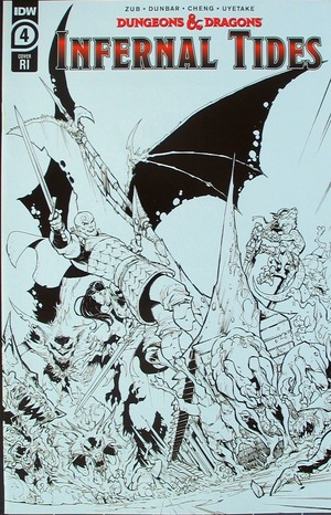 [Dungeons & Dragons - Infernal Tides #4 (Retailer Incentive B&W Cover - Max Dunbar)]