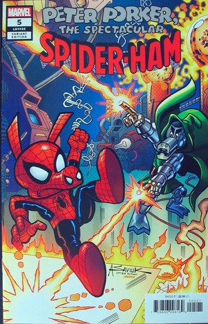 [Spider-Ham No. 5 (variant cover - Alex Saviuk)]