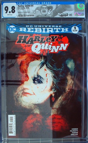 [Harley Quinn (series 3) 1 (1st printing, variant cover - Bill Sienkiewicz) CGC 9.8]
