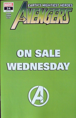 [Avengers (series 7) No. 34 (1st printing, variant Wednesday cover)]
