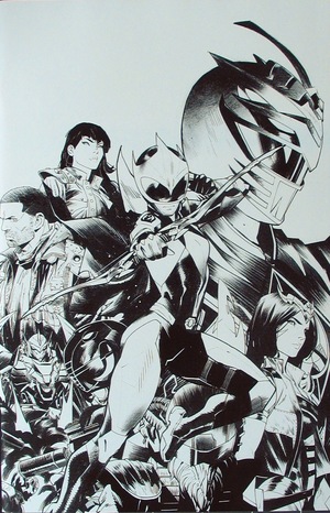 [Power Rangers: Ranger Slayer #1 (1st printing, variant B&W cover - Dan Mora)]