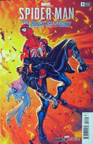 [Marvel's Spider-Man - The Black Cat Strikes No. 4 (variant cover - Carlos Gomez)]
