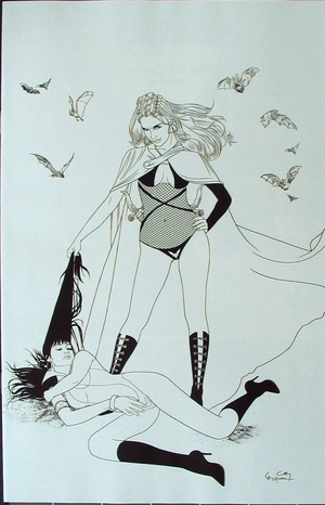 [Vampirella (series 8) #12 (Bonus FOC Incentive Cover - Ergun Gunduz B&W Virgin)]