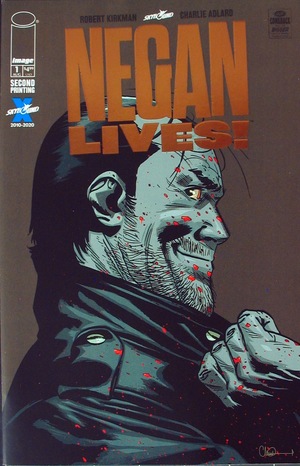 [Negan Lives! #1 (2nd printing, variant bronze foil logo cover)]