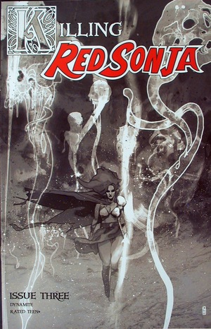 [Killing Red Sonja #3 (Retailer Incentive B&W Cover - Christian Ward)]