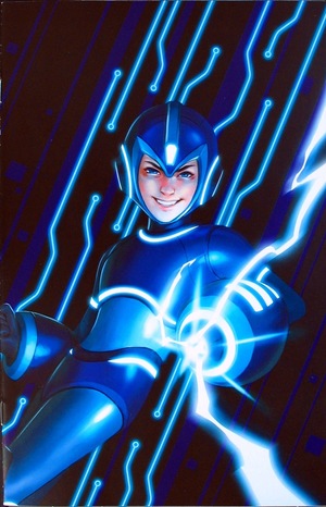 [Mega Man - Fully Charged #1 (1st printing, variant Level Up cover - Miguel Mercado)]