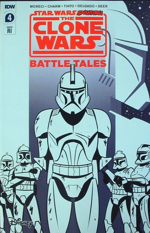 [Star Wars Adventures - The Clone Wars: Battle Tales #4 (retailer incentive B&W cover)]