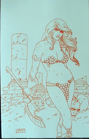[Red Sonja (series 8) Issue #19 (Bonus FOC Incentive Tinted Virgin Cover - Joseph Michael Linsner)]