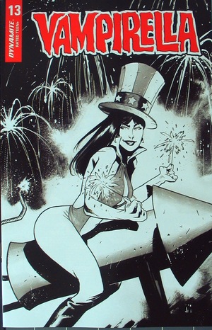 [Vampirella (series 8) #13 (Bonus FOC Incentive B&W Cover - Justin Mason)]