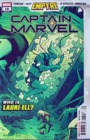 [Captain Marvel (series 11) No. 18 (2nd printing, standard cover - Cory Smith)]