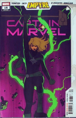 [Captain Marvel (series 11) No. 18 (2nd printing, variant sketch cover - Jorge Molina)]