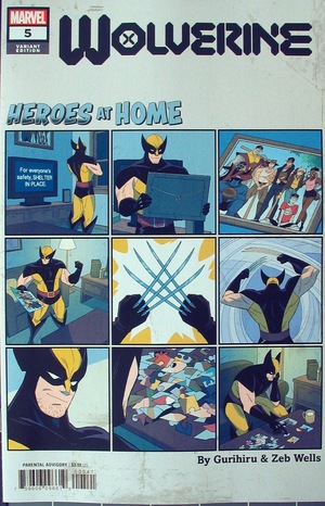 [Wolverine (series 7) No. 5 (1st printing, variant Heroes at Home cover - Gurihiru)]