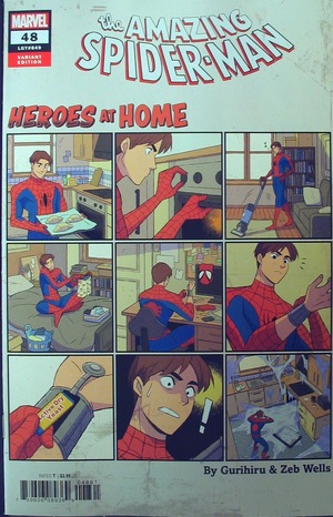 [Amazing Spider-Man (series 5) No. 48 (variant Heroes at Home cover - Gurihiru)]