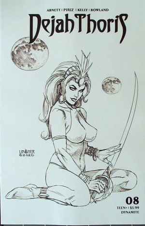 [Dejah Thoris (series 3) #8 (Retailer Incentive B&W Cover - Joseph Michael Linsner)]