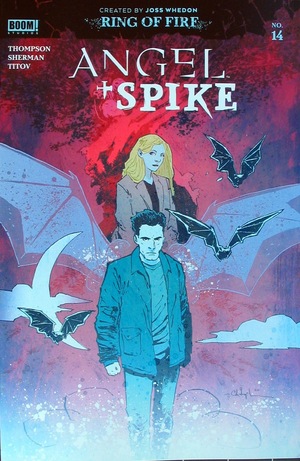 [Angel + Spike #14 (regular cover - Christopher J. Mitten)]