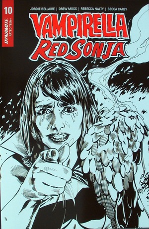 [Vampirella / Red Sonja #10 (Retailer Incentive Homage B&W Cover - Stephen Mooney)]