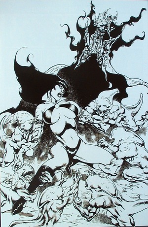 [Vengeance of Vampirella (series 2) #10 (Bonus FOC Incentive B&W Virgin Cover - Roberto Castro)]