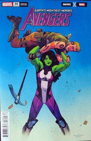 [Avengers (series 7) No. 36 (1st printing, variant Fortnite cover - Sara Pichelli)]