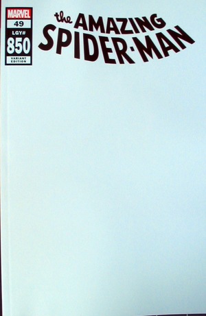 [Amazing Spider-Man (series 5) No. 49 (variant blank cover)]