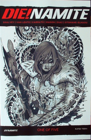 [Die!Namite #1 (Bonus FOC Incentive Living Dead B&W Red Sonja Cover - Peach Momoko)]