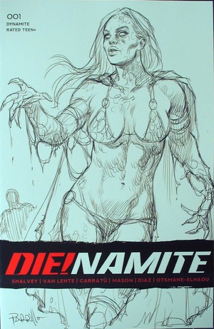 [Die!Namite #1 (Retailer Incentive B&W Cover - Lucio Parrillo)]