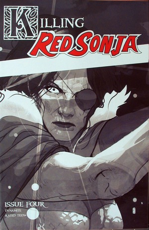 [Killing Red Sonja #4 (Retailer Incentive B&W Cover - Christian Ward)]